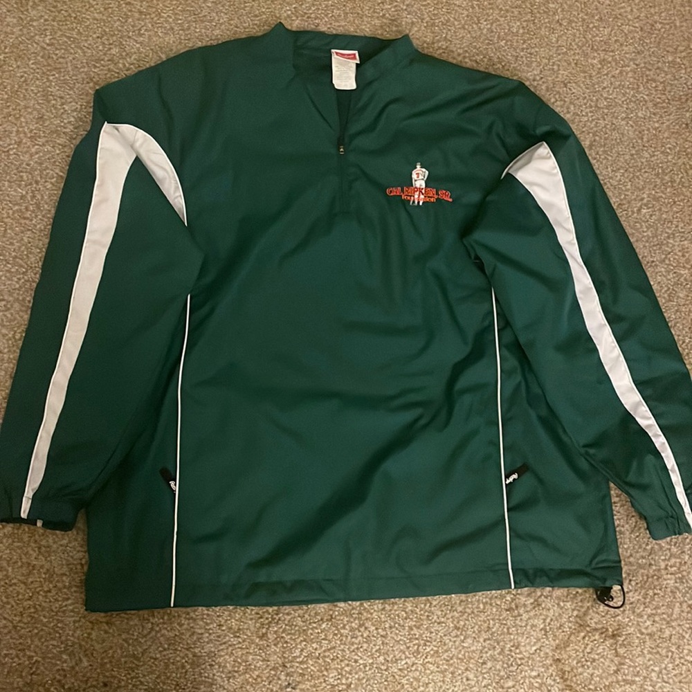 Rare Vintage Baseball Athletic Cal Ripken Sr Windbreaker